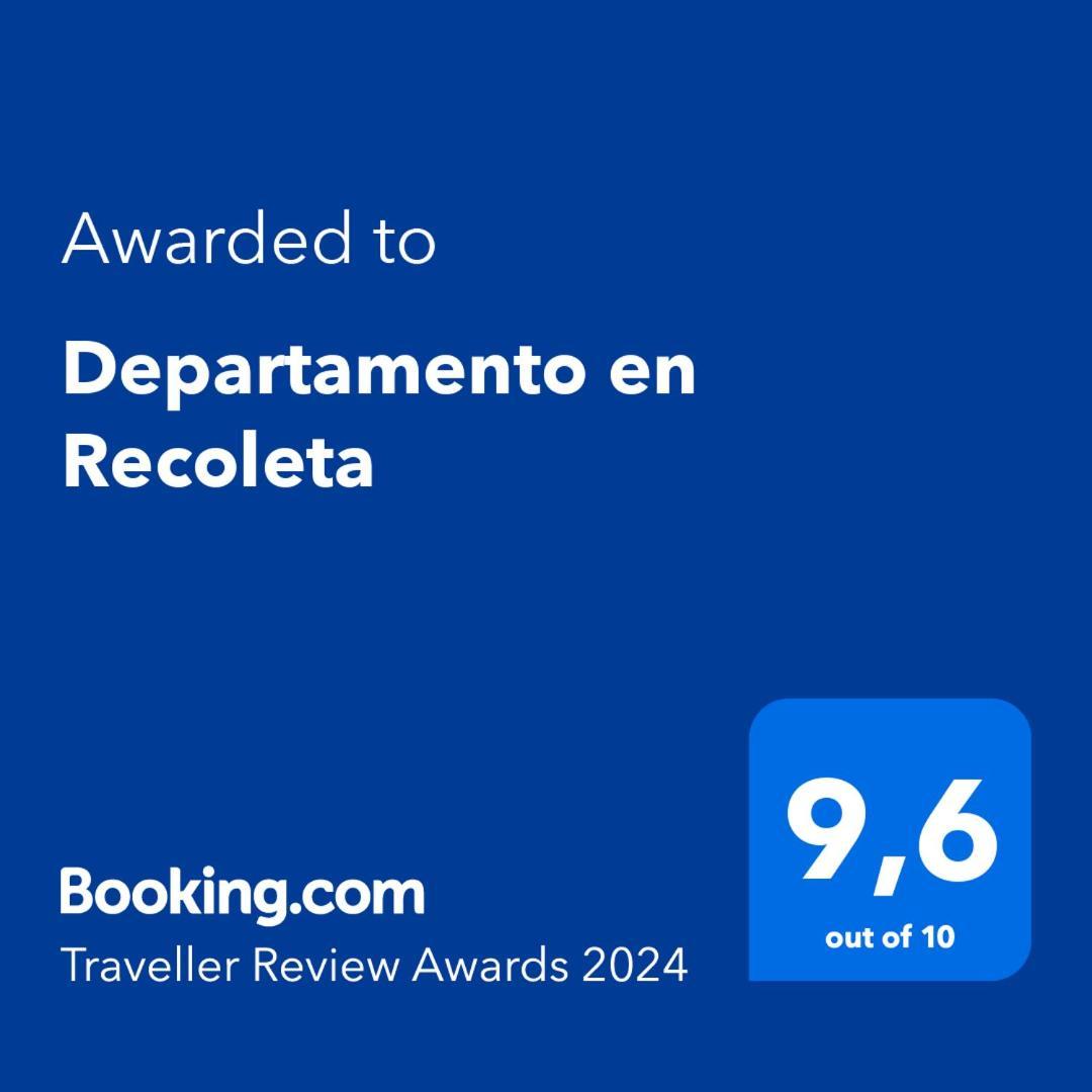 דירות בואנוס איירס Departamento En Recoleta מראה חיצוני תמונה